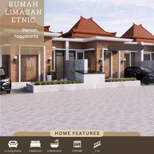 Rumah Jawa Etnik Luasan Megah 154 m2 Harga Termurah di Prambanan