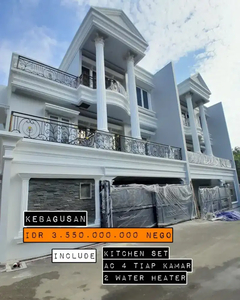 Rumah Mewah Classic Eropa Harga Murah di Kebagusan