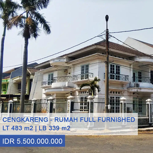 Rumah MURAH Full Furnished Dijual Di Komplek Taman Cengkareng