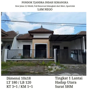 Rumah Pondok Tjandra / Candra Indah Semangka Full Renovasi Siap Huni