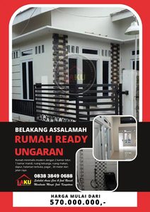 Rumah Ready Siap Huni Dipusat kota Ungaran ( belakang SD Assalamah )
