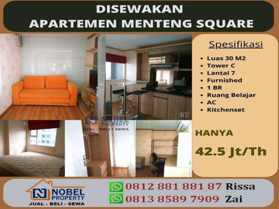 Disewakan Apartemen Mentes 2BR Full Furnished 6 Bulan dan Tahunan