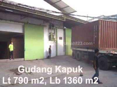 Gudang Siap Pakai Luas 790 M2 Di Kapuk Muara