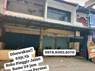 Harga Dibawah Pasaran Ruko Rame 24 Jam di Jalan Utama Pondok Ungu