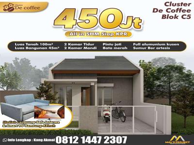 Cuma 350jt Rumah Minimalis Culdesac di Jatihandap De Coffee