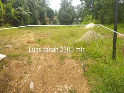 di jual murah tanah luas 2300 mtr surat AJB