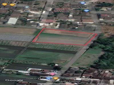 Dijual Cepat & murah tanah SHM sawah di Kalitirto, Berbah Sleman