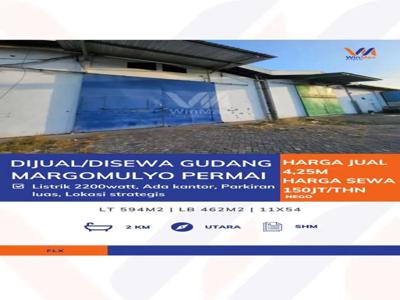 DIJUAL / DISEWA GUDANG MARGULYO PERMAI