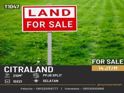 Dijual Kavling Tanah Luar Cluster di Citraland Siap Bangun