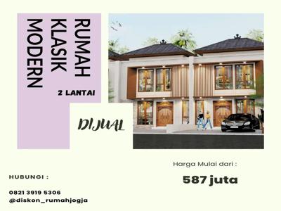 Dijual Rumah 2 Lantai di Daerah Bantul