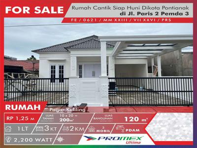 Dijual Rumah Cantik Siap Huni Dikota Pontianak