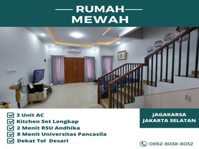 Dijual Rumah Mewah Jagakarsa Dekat Stasiun Brigif Kitchen Set Lengkap