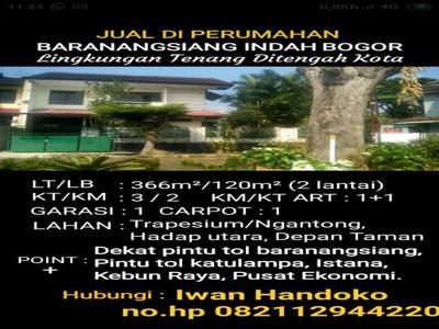 Dijual tanah dan bangunan