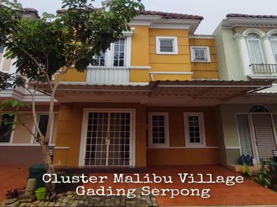 Disewakan Rumah Segera Cluster Malibu Village Gading Serpong