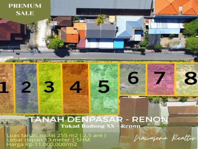 For Sale Tanah Kavling Renon Denpasar