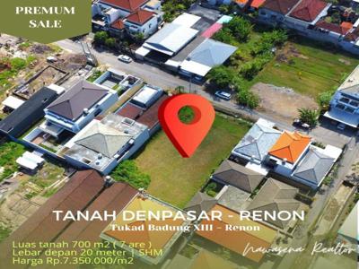 For Sale Tanah Murah Renon Denpasar Selatan