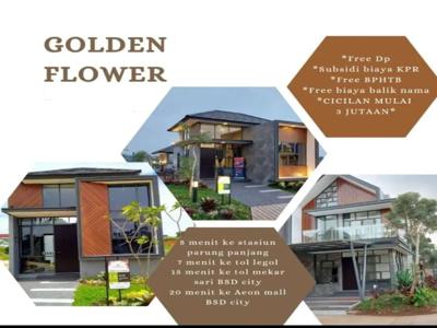 Golden flower rumah Deket stasiun dan Deket tol