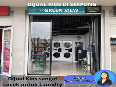 JUAL KIOS COCOK UNTUK USAHA LAUNDRY - LOKASI SERPONG GREEN VIEW