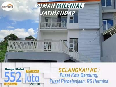 Jual Rumah 2 Lantai Luas Modern Mewah Asri di Jatihandap Kota Bandung