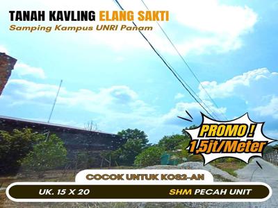 Jual Tanah Kapling Jalan Elang Sakti SHM Kota Pekanbaru