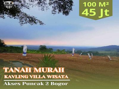 JUAL TANAH MURAH SHM KAVLING WISATA JALUR PUNCAK 2