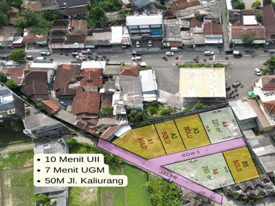 Kavling Jl. Kaliurang Km 8. Cocok Untuk Investasi Dekat Exit Toll