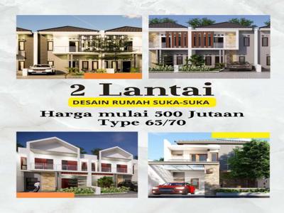 MURAH RUMAH 2 LANTAI DESAIN SUKA SUKA