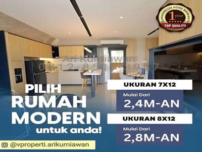 New Strozzi 7x12 Lokasi Di boulevard symphonia 4 kamar by summarecon