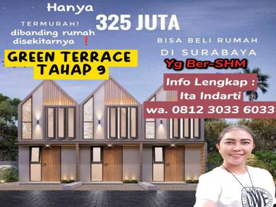 Rumah 300 jutaan Dekat Kampus UPN Surabaya Di Green Terrace 9