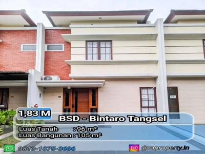 Rumah Baru Siap Huni Di BSD Fasilitas Cluster Lengkap Dekat Bintaro