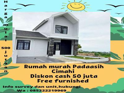 RUMAH CLUSTER DI CIMAHI BONUS FURNISH