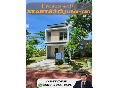 rumah di fresco virginia 2 lantai minimalis harga 800jutaan