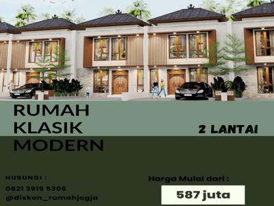 Rumah Klasik Kekinian 2 Lantai