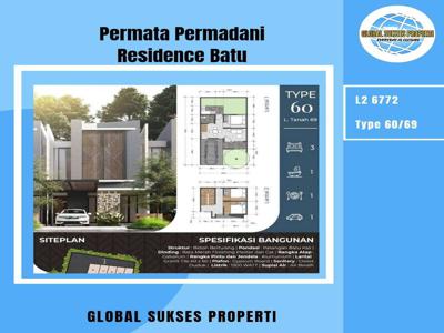 Rumah Modern Strategis View Bagus Permata Permadani Residence Batu