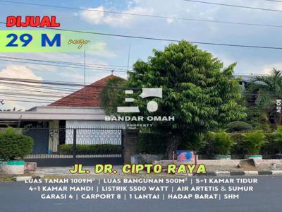 Rumah Tengah Kota LT 1009m Dr Cipto Raya Mataram cocok Usaha/Pertokoan