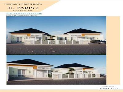 Rumah type 70 paris 2 ( ukuran tanah 10 x 19 )