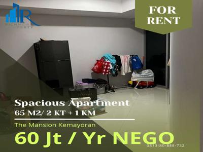 Sewa apartemen The Mansion 2 BR Siap Huni Furnished Golf View