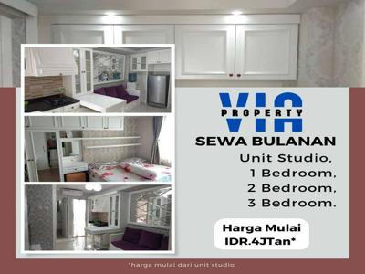 Sewa Apartement Bulanan di Bassura City Harga Mulai 4Jt/Bln - V086