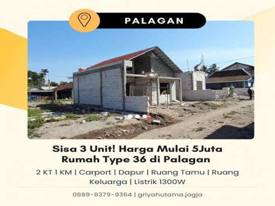 SISA 3 UNIT Rumah Pesan Bangun di Jln Palagan Mulai 5 Juta Saja