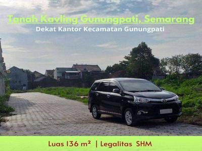 Tanah di Gunungpati Semarang Dekat SMA N 12 Semarang