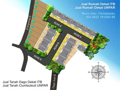 Tanah Dijual Bandung Utara Sayap Dago Dekat Kampus2 dan Mall