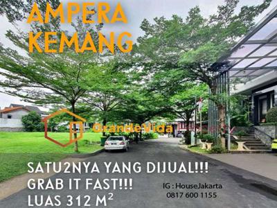 Tanah Jalan Ampera Kemang dalam komplek elite Luas 312m Dijual 8,9M si