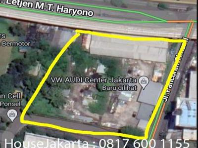 Tanah Jalan Mt Haryono Cawang Dijual Murah 36 Juta Per m2 Ijin Gedung