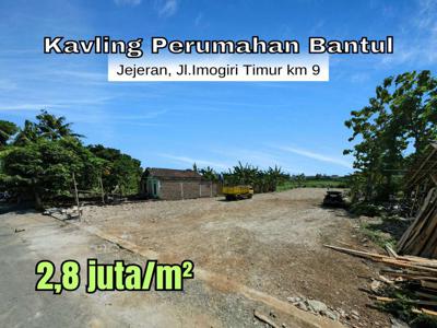 Tanah Kapling Bantul, Jl.Imogiri Timur, Dekat Sate Pak Pong