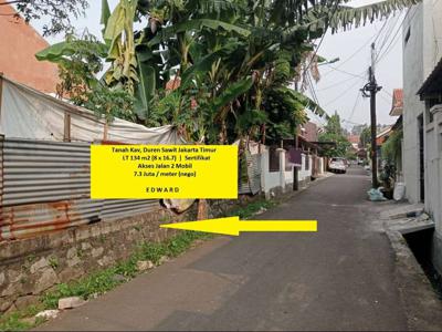 Tanah Murah!! Strategis Nyaman Terjangkau. Duren Sawit Jakarta Timur