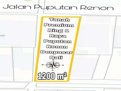 Tanah Premium Ring 1 Raya Puputan Renon Denpasar Bali