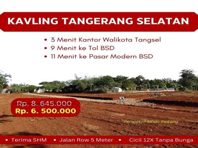 Tanah Strategis Di Pamulang Dekat Kantor Walikota Tangerang Selatan