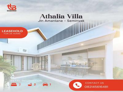 Villa leasehold 25 years Seminyak Kerobokan