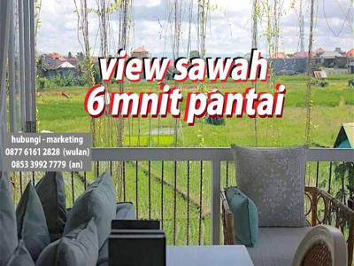 Villa Pantai Berawa View Sawah dkt Finns Atlas Canggu Kuta Utara