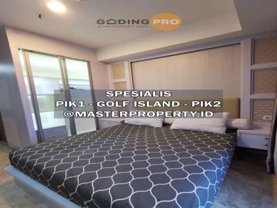 Apartemen Gold Coast pik, full furnished, Studio, View laut